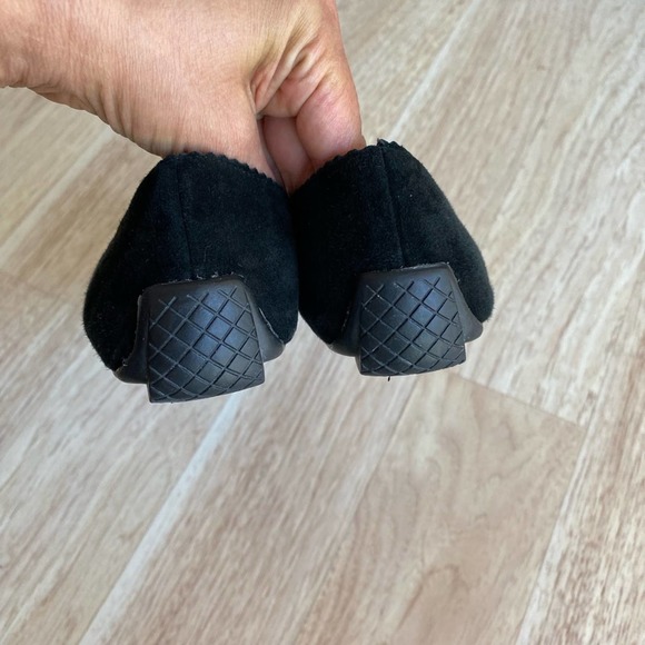 Talbots Velvet Black Flats Loafers Womens Size 6.5 - Picture 9 of 10